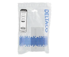 Laikiklis DELTACO Keystone virštinkinė dėžutė, 4 Ports, Balta / VR-224
