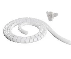 DELTACO Nailono kabelio slankiklis, 25 mm skersmens, komplekte įrankis, 5 m, baltas / LDR04