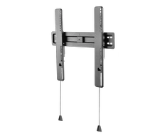 Pakeliamas sieninis laikiklis DELTACO OFFICE ypač plonas, 32"-55", 35kg, 100x100-400x400, juodas / ARM-0152