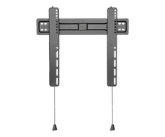 Fiksuotas sieninis laikiklis DELTACO OFFICE ypač plonas, 32"-55", 35kg, 100x100-400x400, juodas / ARM-0150