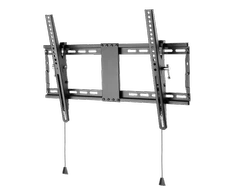 Pakeliamas sieninis laikiklis DELTACO OFFICE lankstomas, 37"-80", 70kg, 200x200-600x400, juodas / ARM-0204