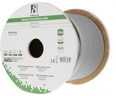 DELTACO S / FTP Cat7 Instaliacinis kabelis, 100m, 600MHz, Delta Certified, LSZH, pilkas TP-70