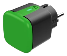 DELTACO SMART HOME lauko kištukas, „WiFi“, IP44, 1xCEE 7/3, 13A, juodas / žalias SH-OP01