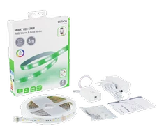 „DELTACO SMART HOME“ LED juosta, RGB, 2700K-6500K, 3m, „WiFi 2.4GHz“, SH-LS3M