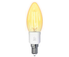 DELTACO SMART HOME LED kaitrinė lempa, E27, WiFI 2.4GHz, 4.5W, 400lm, pritemdoma, 1800K-6500K, 220-240V, SH-LFE14C35