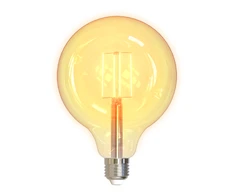DELTACO SMART HOME LED lempa, E27, WiFI 2.4GHz, 5.5W, 470lm, diminama, 1800K-6500K, 220-240V, SH-LFE27G125