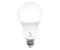 DELTACO SMART HOME LED lemputė, E27, WiFI 2.4GHz, 9W, 810lm, 2700K; 6500K, 220 ;240 V, balta SH-LE27W