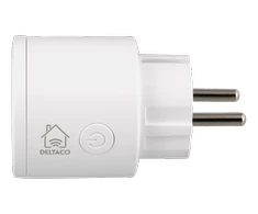 DELTACO SMART HOME jungiklis, WiFi 2,4 GHz, 1xCEE 7/3, 10A, laikmatis, 220-240 SH-P01