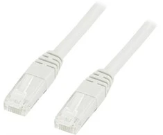 DELTACO U / UTP Cat6 patch kabelis, 0.3m, 250MHz, LSZH, baltas / TP-603V