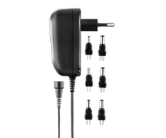 DELTACO universalus maitinimo šaltinis 100-240 V, 3-12 V, 600 mAh, 6 antgaliai PSR-06A
