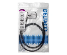 DELTACO USB-C į DisplayPort kabelis, 1m, 4K @ 60Hz, juodas USBC-DP100