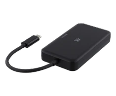 Deltaco USB-C į HDMI adapteris / DP / DVI / VGA, 4K, DP, juodas / USBC-Multi