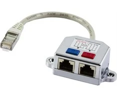 DELTACO Y tinko kabelis, 1xRJ45 ha iki 2xRJ45 ho, FTP Cat5 679-F