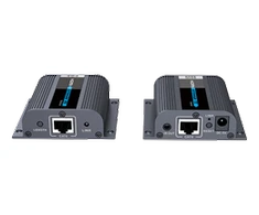 Deltacoimp HDMI Komutatorius per tinklo kabelį, prailgina HDMI signalą 1080p esant 60 Hz iki 40 m, EDID, palaikyti PoE į maitinimo imtuvą iš siųstuvo, IR, juodas / HDMI-270