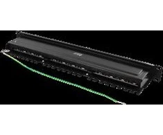 Deltacoimp DELTACO STP komutacinė panelė, 24xRJ45, Cat6, 10Gbps, Krone gnybtais, 1U, 19 ", metalinis, juodas / PAN-201