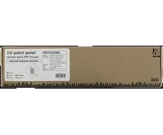 Deltacoimp DELTACO STP komutacinė panelė, 24xRJ45, Cat6, 10Gbps, Krone gnybtais, 1U, 19 ", metalinis, juodas / PAN-201
