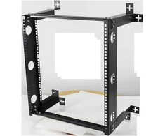 Deltacoimp Sieninis laikiklis DELTACO 19", 12U, 60kg apkrova, plieno, montavimo rinkinys, juodas / 19-DTSR0512
