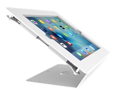 Deltacoimp Stovas 9,7 "iPad, 125 laipsnių kampams, aliuminis, baltas ARM-272