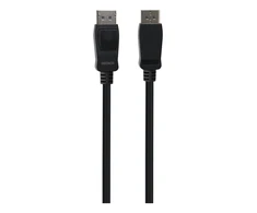 DisplayPort kabelis DELTACO 1m, 8K, DP 1.4, DSC 1.2, LSZH, juodas / DP8K-1010-LSZH