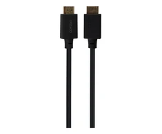 DisplayPort kabelis DELTACO 2m, 8K, DP 1.4, DSC 1.2, LSZH juodas / DP8K-1020-LSZH