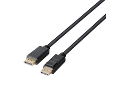 DisplayPort kabelis DELTACO DP 1.4, 8K@60Hz, 5m, juodas / DP8K-1050-LSZH