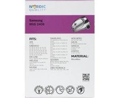 Dulkių maišeliai Nordic Quality MGS2408 Samsung 5vnt / 358118