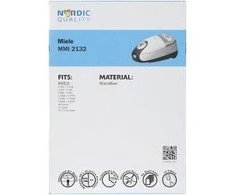 Dulkių maišeliai Nordic Quality MMI2132 Miele 5vnt+2 filtrai / 358128