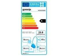 Dulkių siurblys Gorenje VCEA23GLR