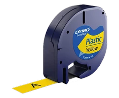 Etikečių spausdintuvo juostelė DYMO 12mm, 4m, geltona / S0721620