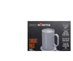 GADGETMONSTER Smart Mug GDM-1003 - 350ml puodelis su kaitinimu iki 55°C + 18W belaidžio įkrovimo stotelė