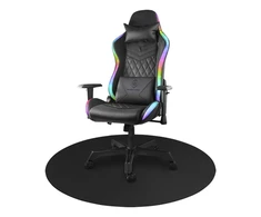 Grindų kilimėlis DELTACO GAMING DFP410 110x110cm, juodas / GAM-125