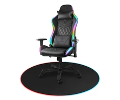 Grindų kilimėlis DELTACO GAMING DFP430 RGB, 110x110cm / GAM-138