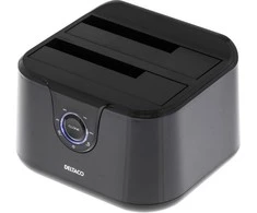 HDD dėžutė DELTACO SATA 2x 2.5" ar 3.5" USB 3.0 / MAP-GD35U3