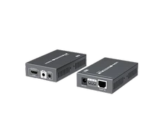 Deltacoimp HDMI adapteris DELTACO 70m, PoE, HDBase T, juodas / LKV375N / HDMI-273