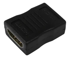 HDMI adapteris DELTACO paauksuotos jungtys, 4K UHD, juodas / HDMI-12-K / 00100025