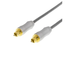 High End Toslink kabelis DELTACO optinis skaitmeninio garso kabelis, 1 m, juodas / TOTO-11-K / 00190001