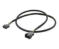 Ilgintuvas DELTACO skirtas 4-pin aušintuvams, 0.6m, juodas / SSI-65