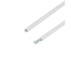 Instaliacinis kabelis DELTACO U / UTP Cat6a, 100m, 28AWG, plonas, 500MHz, Delta sertifikuotas, LSZH, baltas / TP-56CS