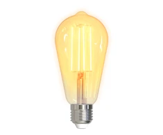 Išmani LED lemputė DELTACO SMART HOME E27, WiFI 2.4GHz, 5.5W, 470lm, 1800K-6500K, 220-240V / SH-LFE27ST64