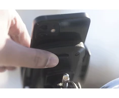 Išmaniojo telefono laikiklis dviračiams DELTACO pasukamas, juodas / ARM-B100
