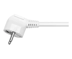 Bikuva.lt Įžemintas ilgiklis DELTACO su 2x USB-A and 3x CEE 7/3 lizdais, apsaugota nuo vaikų, 1,5 m, baltas / GT-0310