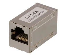 Jungtis CAT6a, FTP (ekranuota) DELTACO sidabrinė / 685-F