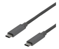 Kabelis DELTACO 3 A, 0,5m. USB-C – USB-C / USBC-1361