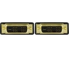 Kabelis DELTACO DVI Single Link, DVI-D 18 + 1-pin ha-ha, 2m, juodas / VE011-A