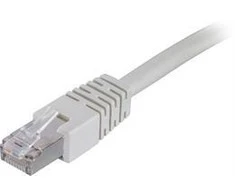 Kabelis DELTACO F / UTP Cat6 0.5 m, pilkas / STP-60