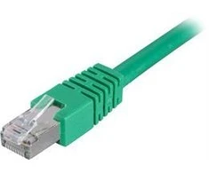 Kabelis DELTACO F / UTP Cat6, LSZH, 0,3 m, žalias / STP-603G