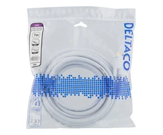 Kabelis DELTACO HDMI – DVI, 7m, „Full HD“, baltas / HDMI-116AD