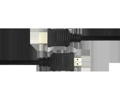Kabelis DELTACO Premium High Speed HDMI, 4K UHD, 0.5m, juodas / HDMI-1005-K / R00100001