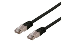 Kabelis DELTACO S/FTP Cat6 patch, LSZH, 15m, 250MHz, juodas / SFTP-615SH