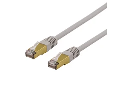Kabelis DELTACO S / FTP Cat6a, LSZH, 3m, pilkas / SFTP-63AH